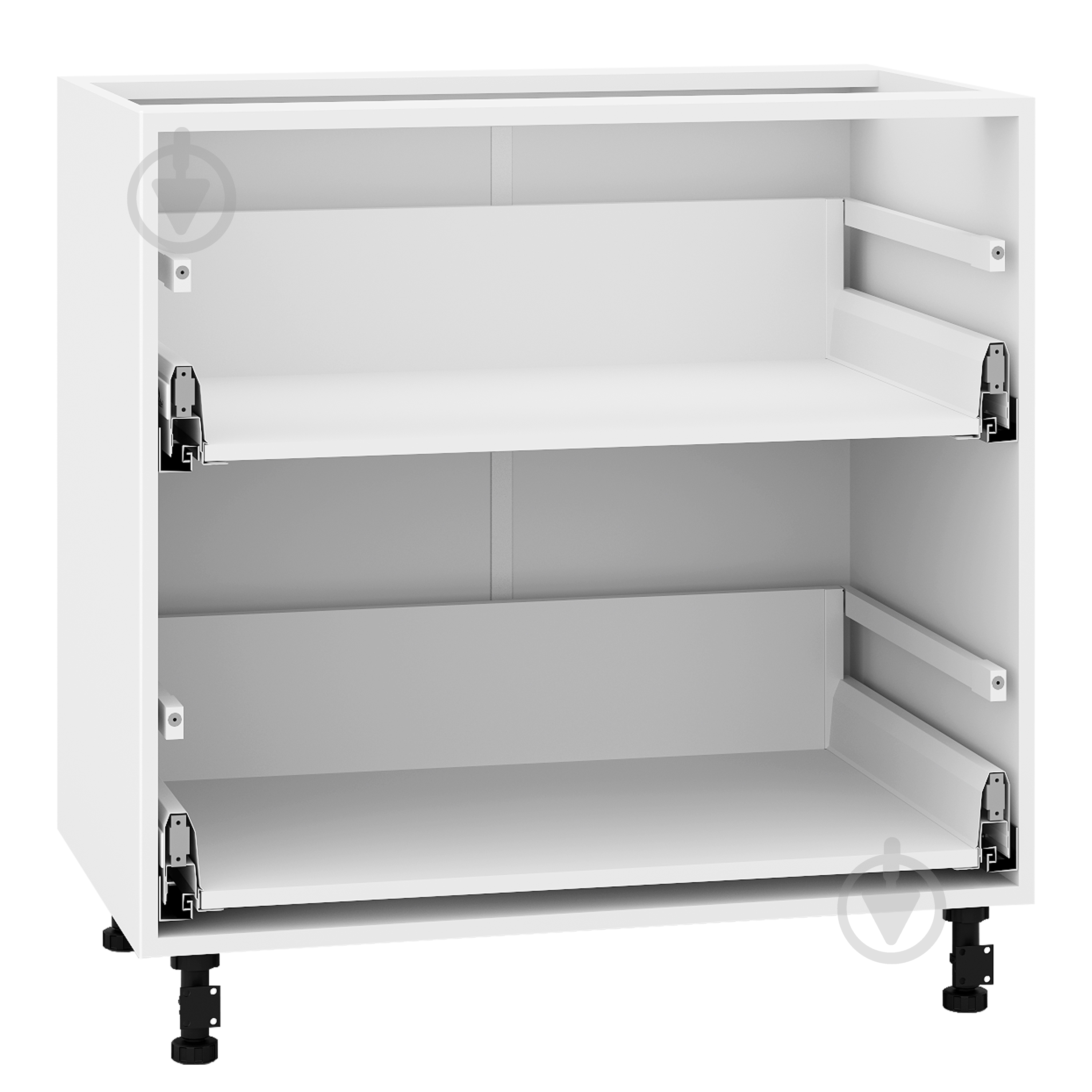 Тумба с 2-мя тандембоксами Hettich 800x820x507 мм белый (НСя2 80/82 Білий ) - фото 1