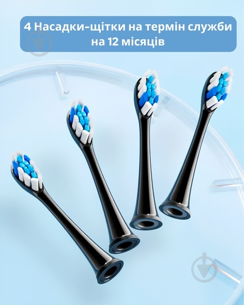 Насадки для электрической зубной щетки Bitvae Bit-S2-Bl - фото 6 Насадки для электрической зубной щетки Bitvae Bit-S2-Bl - фото 6