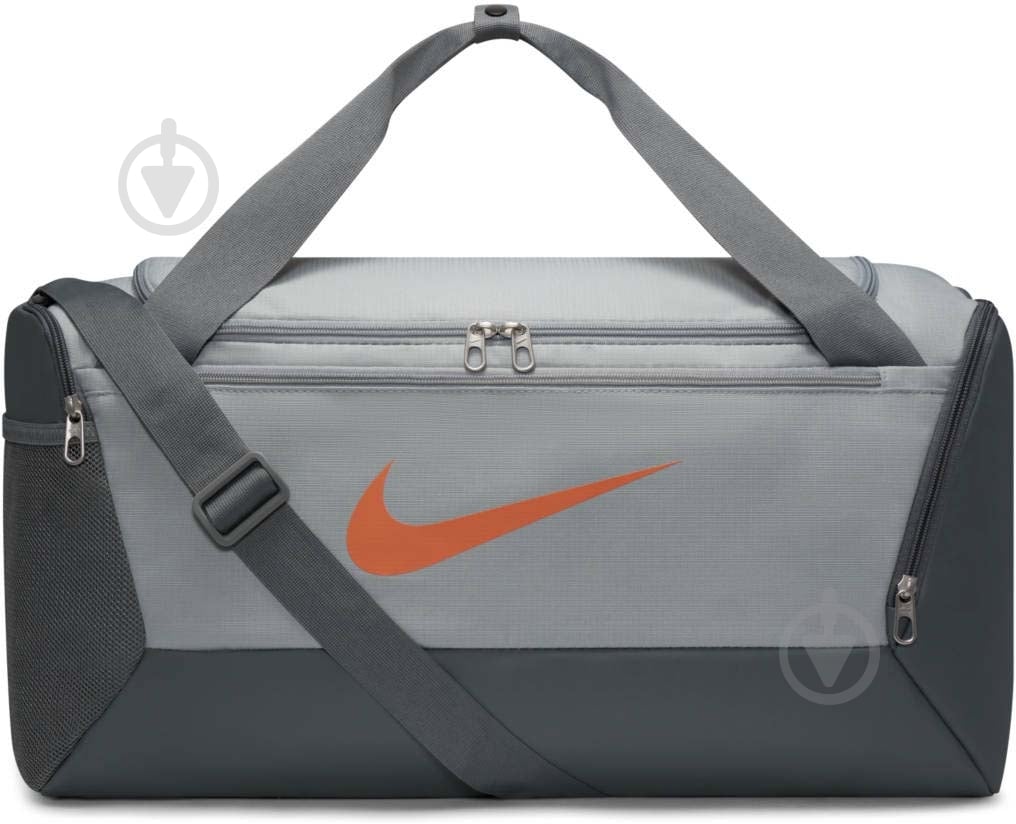 Спортивная сумка Nike Brasilia 9.5 DM3976-077 60 л серый - фото 1