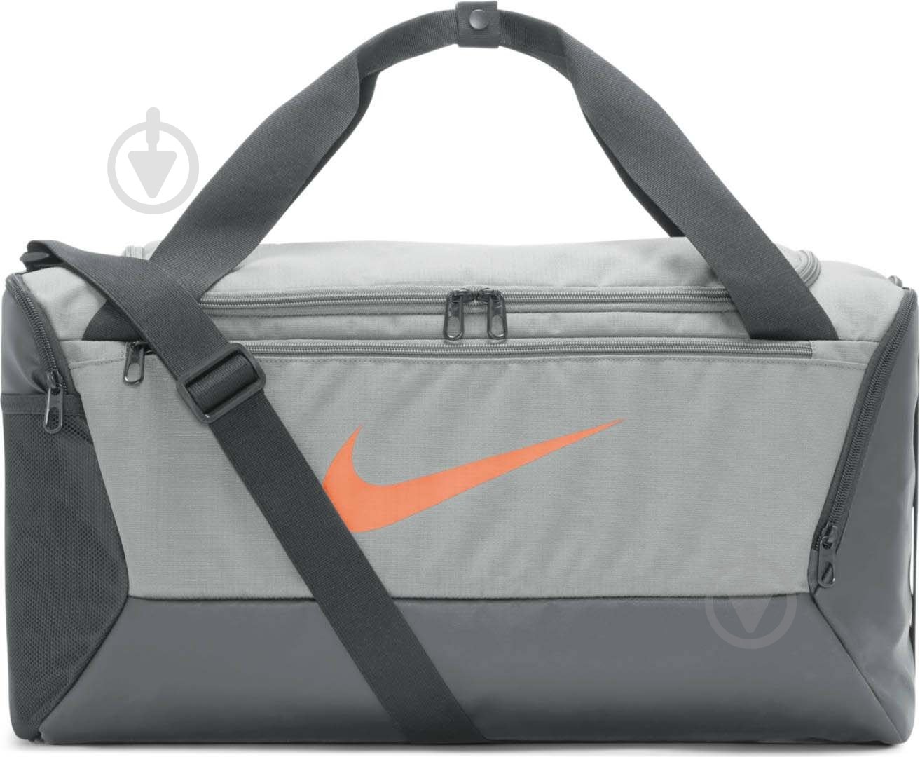 Спортивная сумка Nike Brasilia 9.5 DM3976-077 60 л серый - фото 2