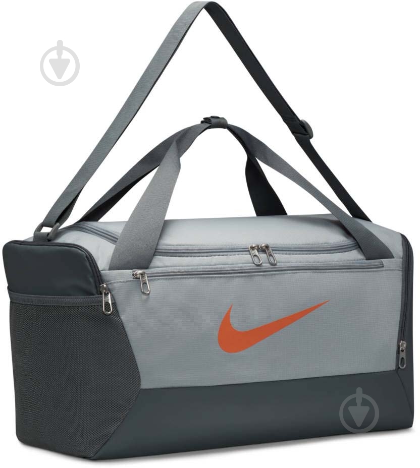Спортивная сумка Nike Brasilia 9.5 DM3976-077 60 л серый - фото 3