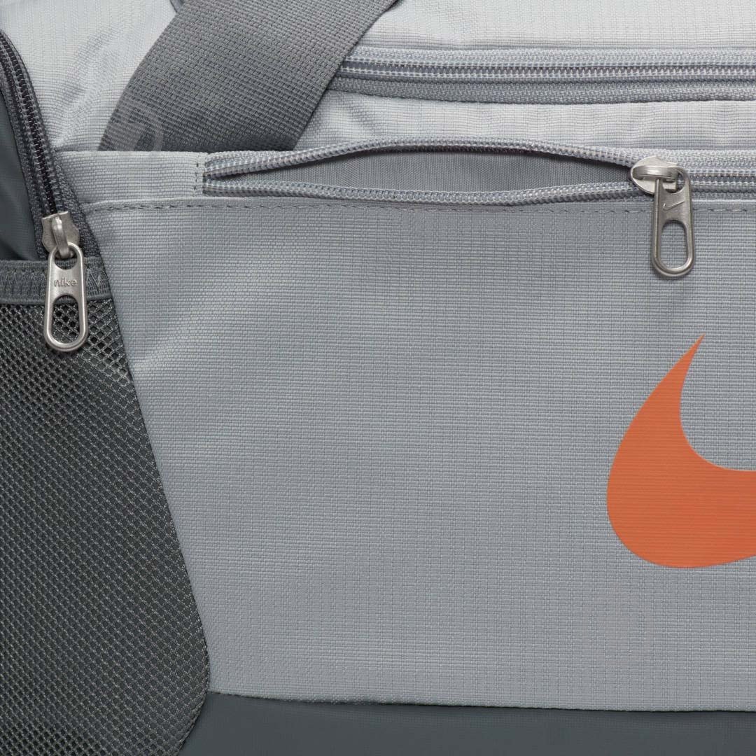 Спортивная сумка Nike Brasilia 9.5 DM3976-077 60 л серый - фото 8