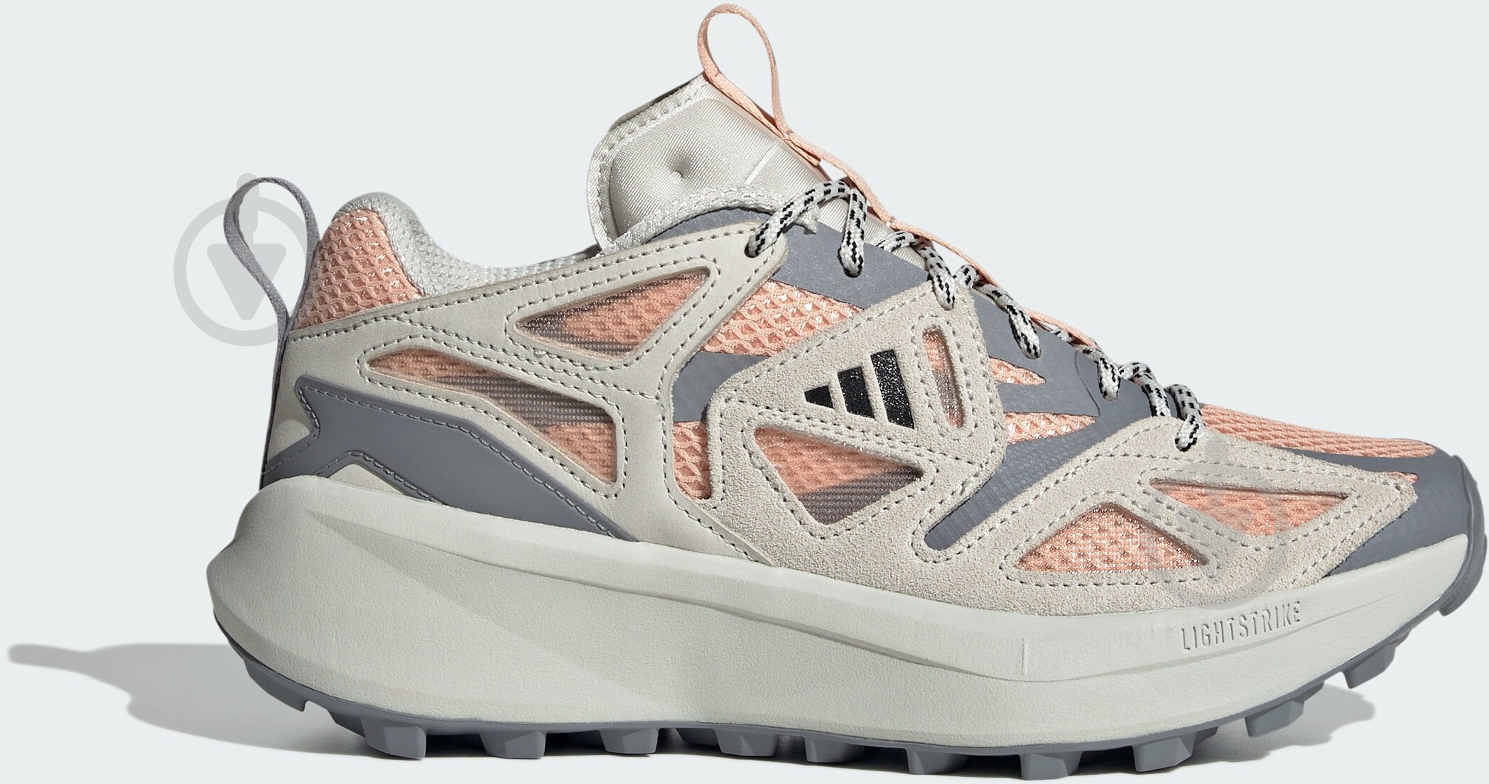 Кроссовки женские демисезонные Adidas KANTAI TRAIL JH6834 р.38 серо-розовые - фото 1