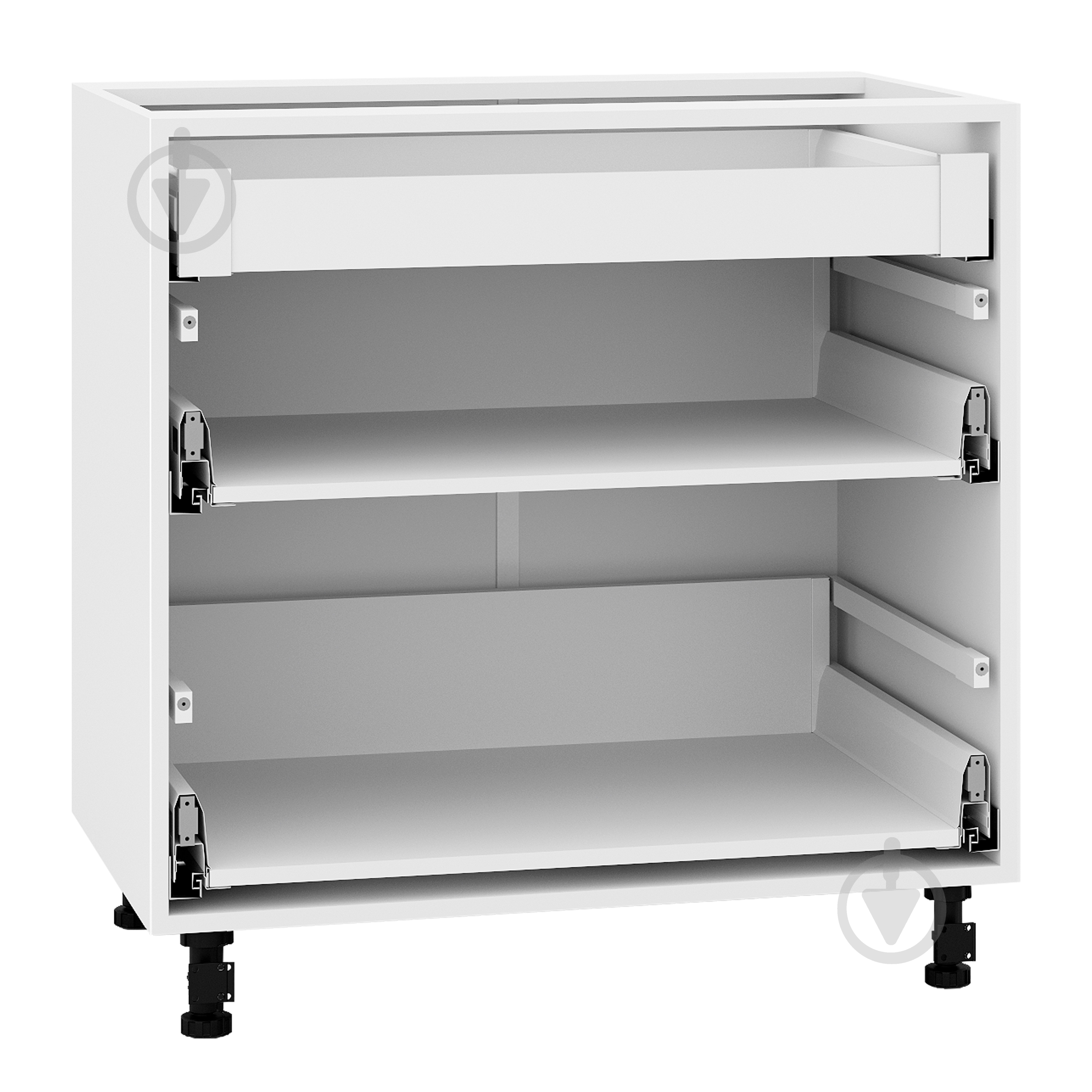 Тумба с 2-мя тандембоксами + скрытый ящик Hettich 800x820x507 мм белый (НСяп2 80/82 Білий ) - фото 1 Тумба с 2-мя тандембоксами + скрытый ящик Hettich 800x820x507 мм белый (НСяп2 80/82 Білий ) - фото 1