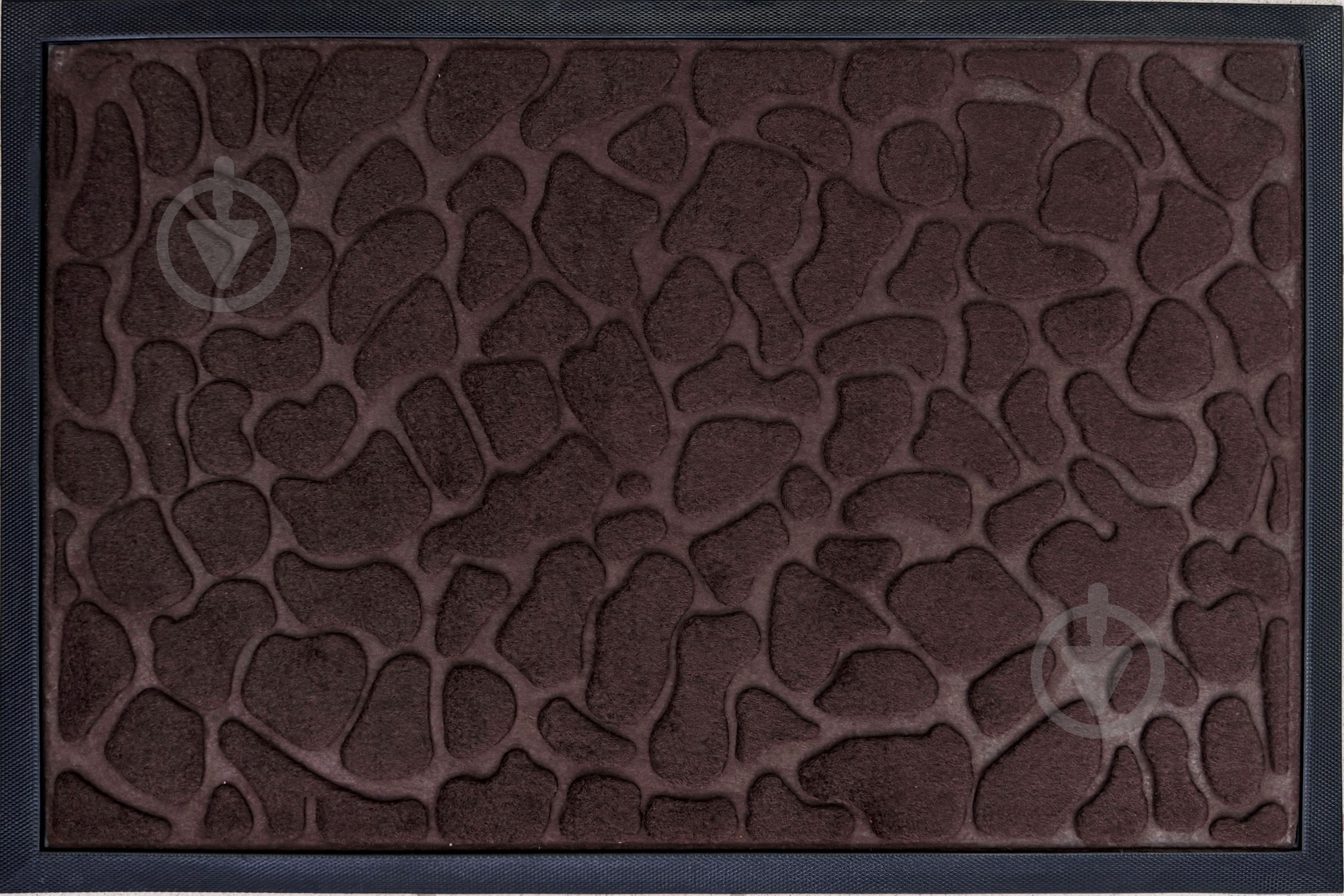 Коврик Relana R06 dark brown 40x60 см - фото 1