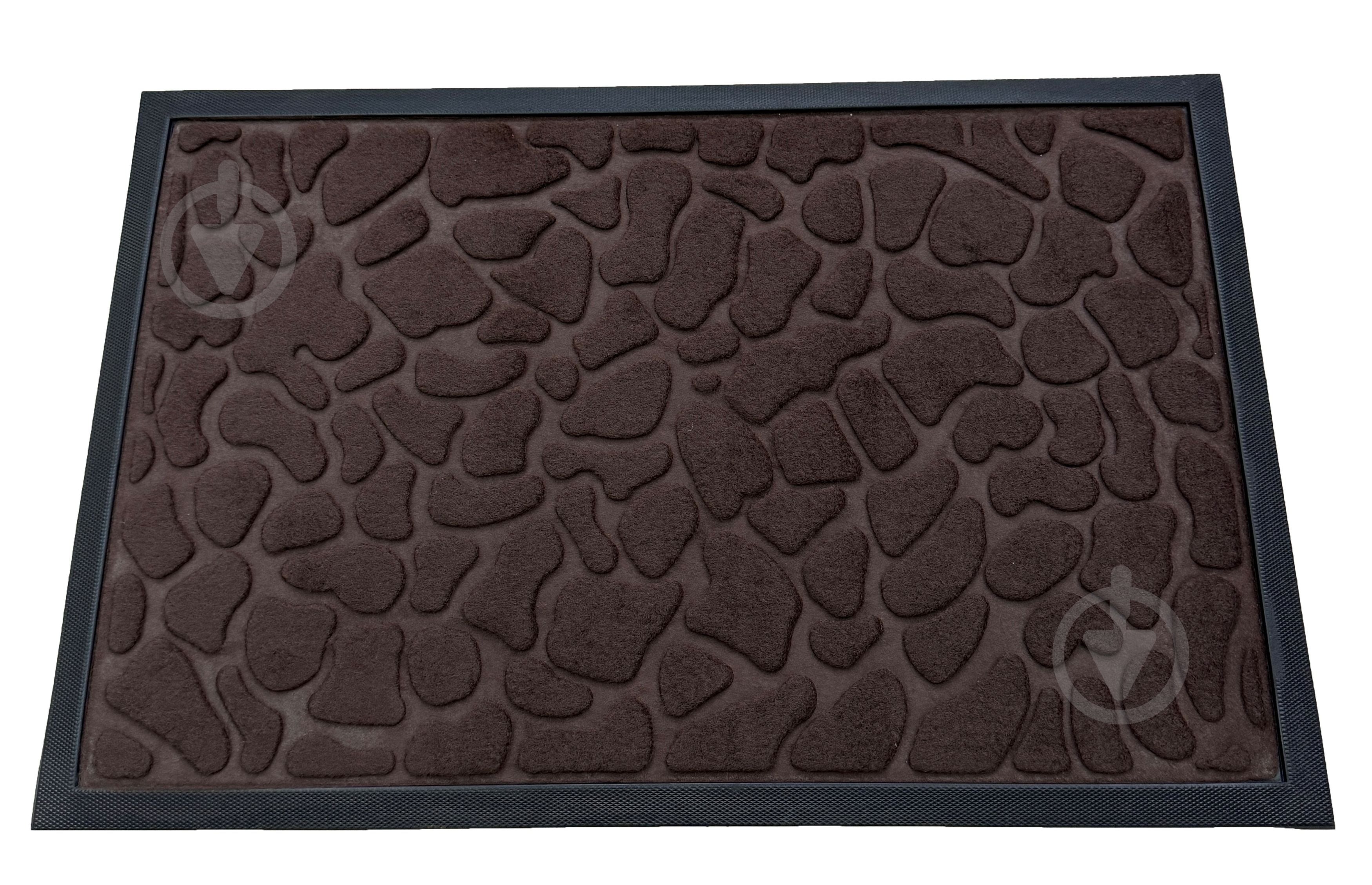 Коврик Relana R06 dark brown 40x60 см - фото 2