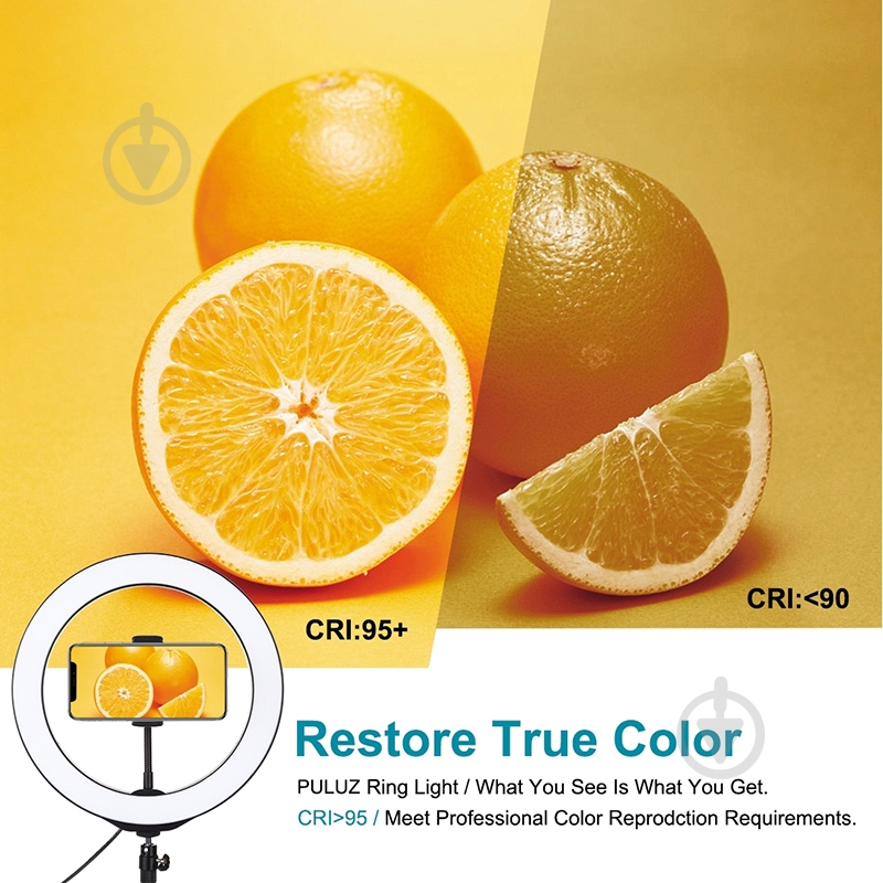 Кільцеве світло USB LED Puluz PU397 10.2" - фото 6 Кільцеве світло USB LED Puluz PU397 10.2" - фото 6