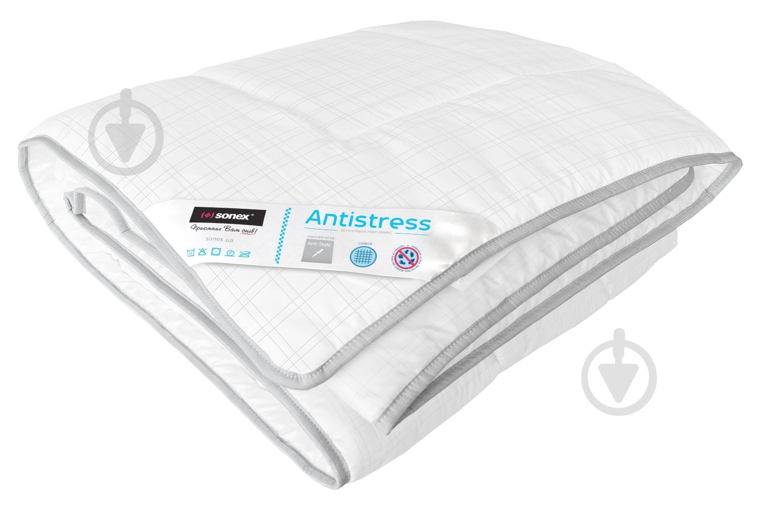 Одеяло Antistress Карбон Антибактериальное 140x205 см Sonex - фото 1 Одеяло Antistress Карбон Антибактериальное 140x205 см Sonex - фото 1