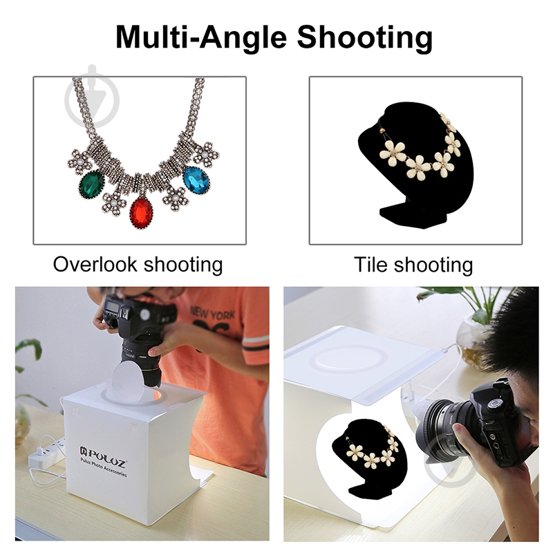 Фотобокс Лайткуб Puluz PU5023 24x23х22 см - фото 9