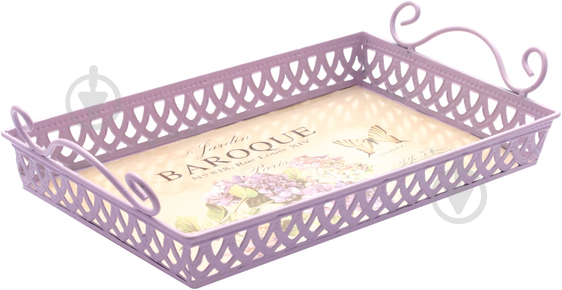 Поднос для завтрака Lilac 36x23,5x4 см W3692L - фото 2 Поднос для завтрака Lilac 36x23,5x4 см W3692L - фото 2