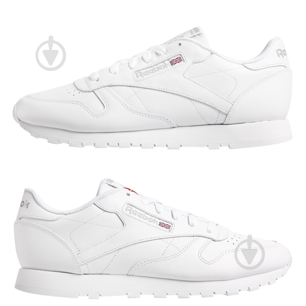 Кроссовки женские демисезонные Reebok CL LTHR 2232 р.36 белые - фото 7