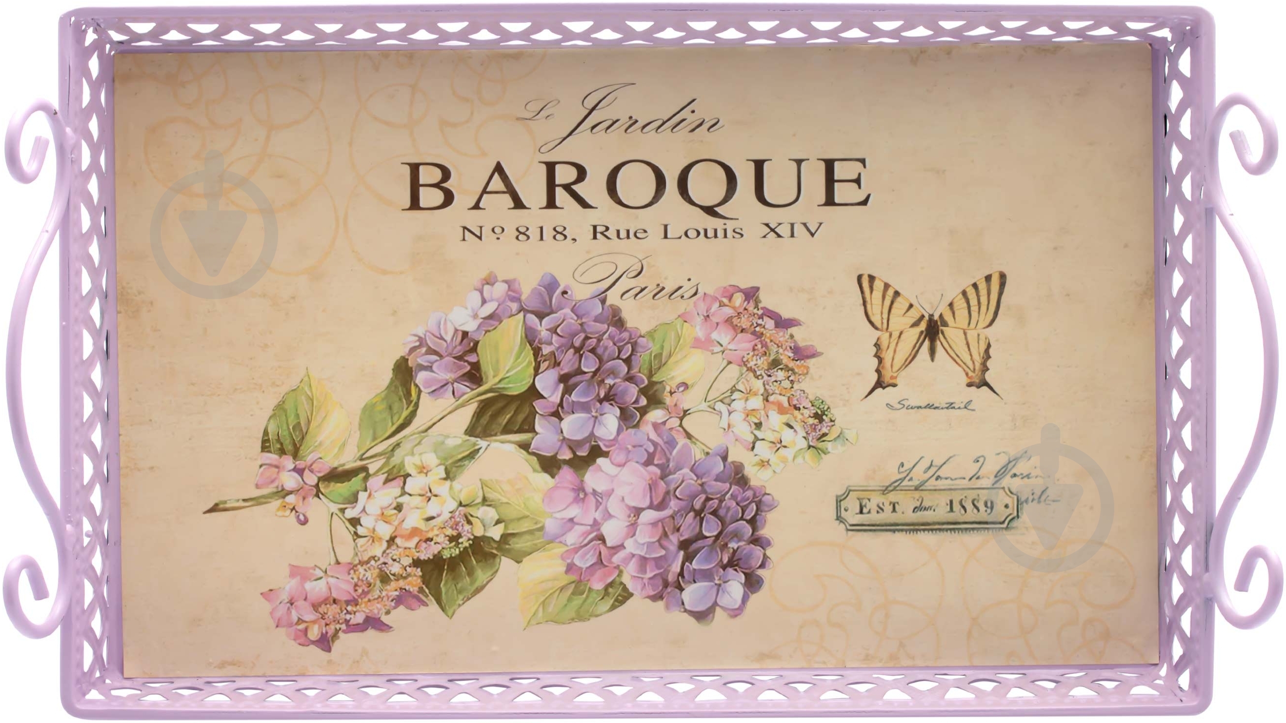 Поднос Lilac 33x21x4 см W3692M - фото 1