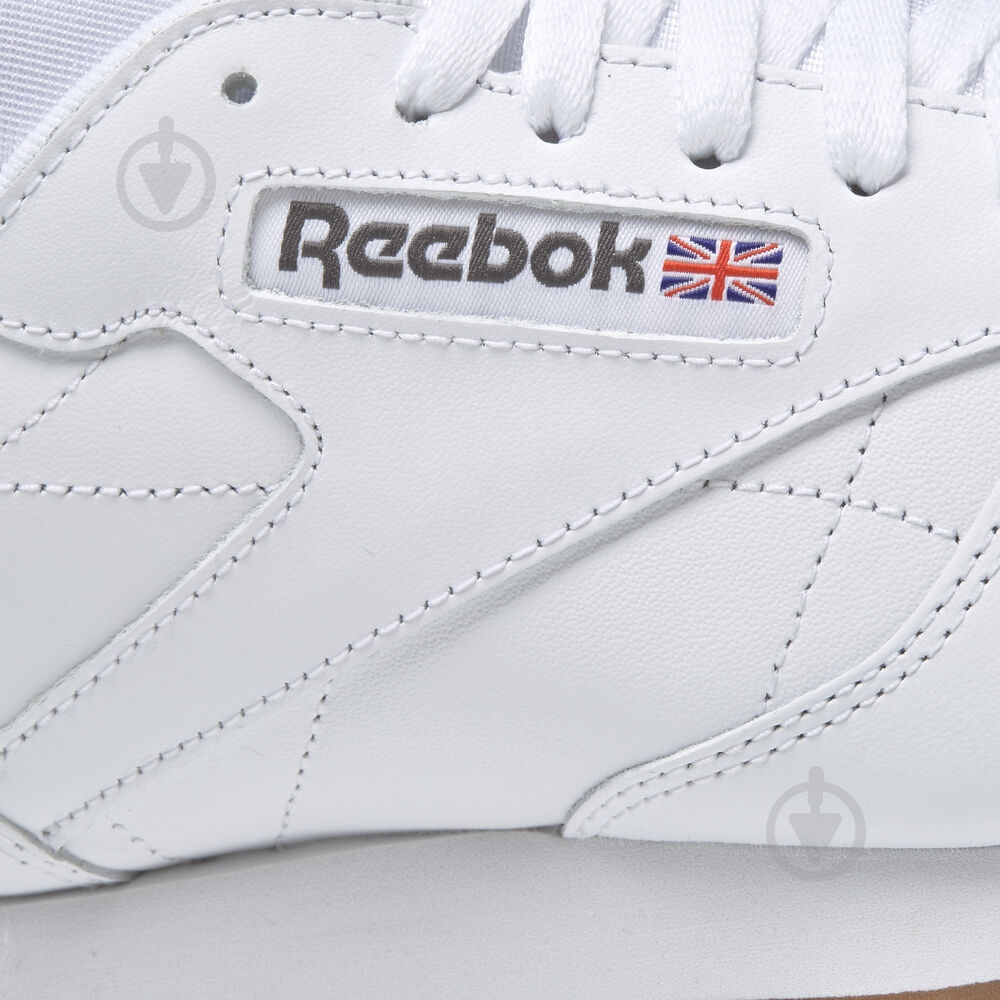 Кроссовки мужские демисезонные Reebok CL LTHR 49799 р.42 белые - фото 10 Кроссовки мужские демисезонные Reebok CL LTHR 49799 р.42 белые - фото 10