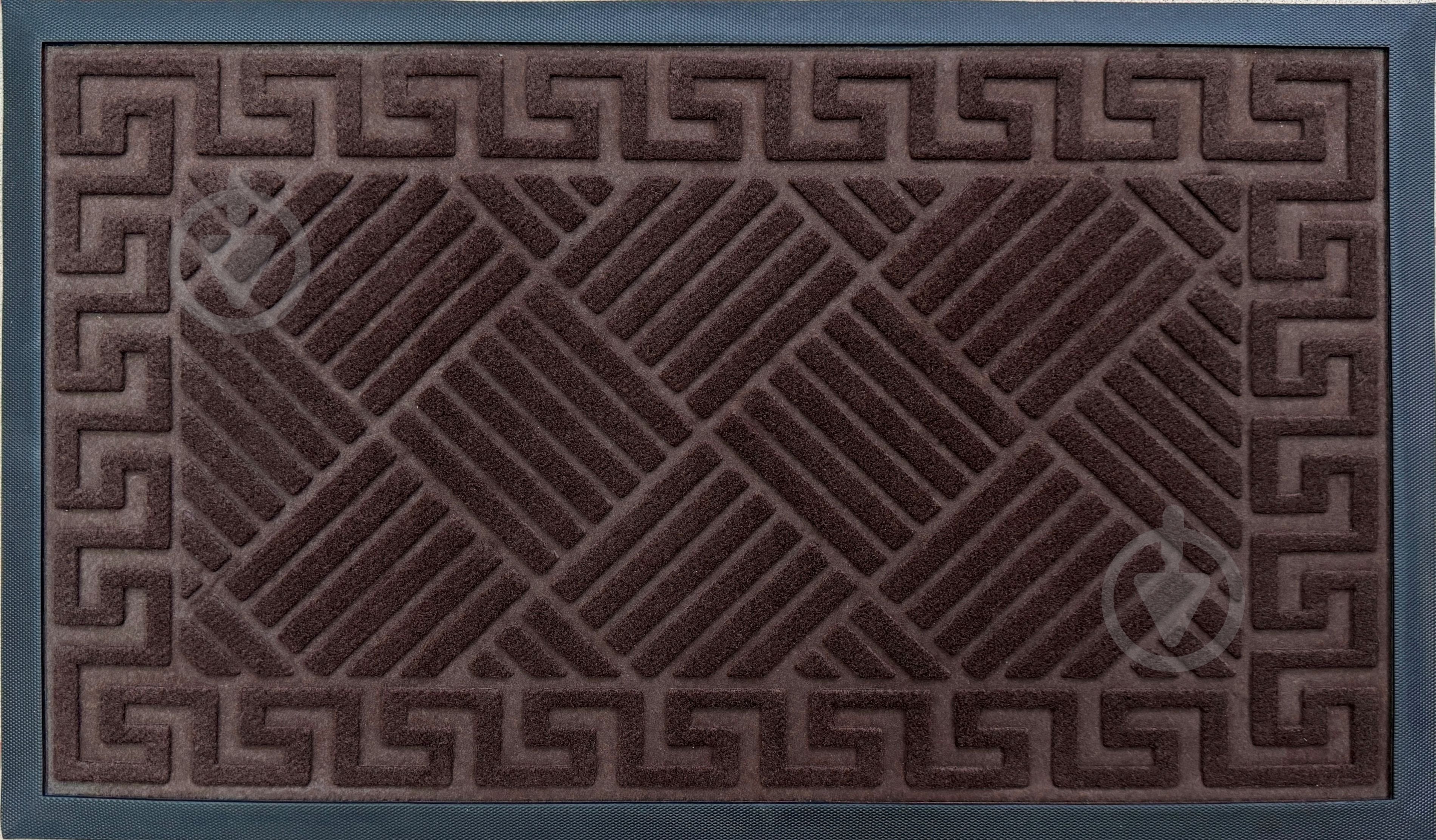 Коврик Relana R26 dark brown 45x75 см - фото 1