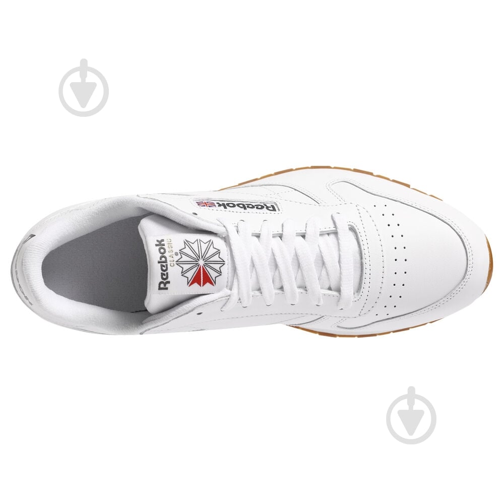 Кроссовки мужские демисезонные Reebok CL LTHR 49799 р.43 белые - фото 6 Кроссовки мужские демисезонные Reebok CL LTHR 49799 р.43 белые - фото 6