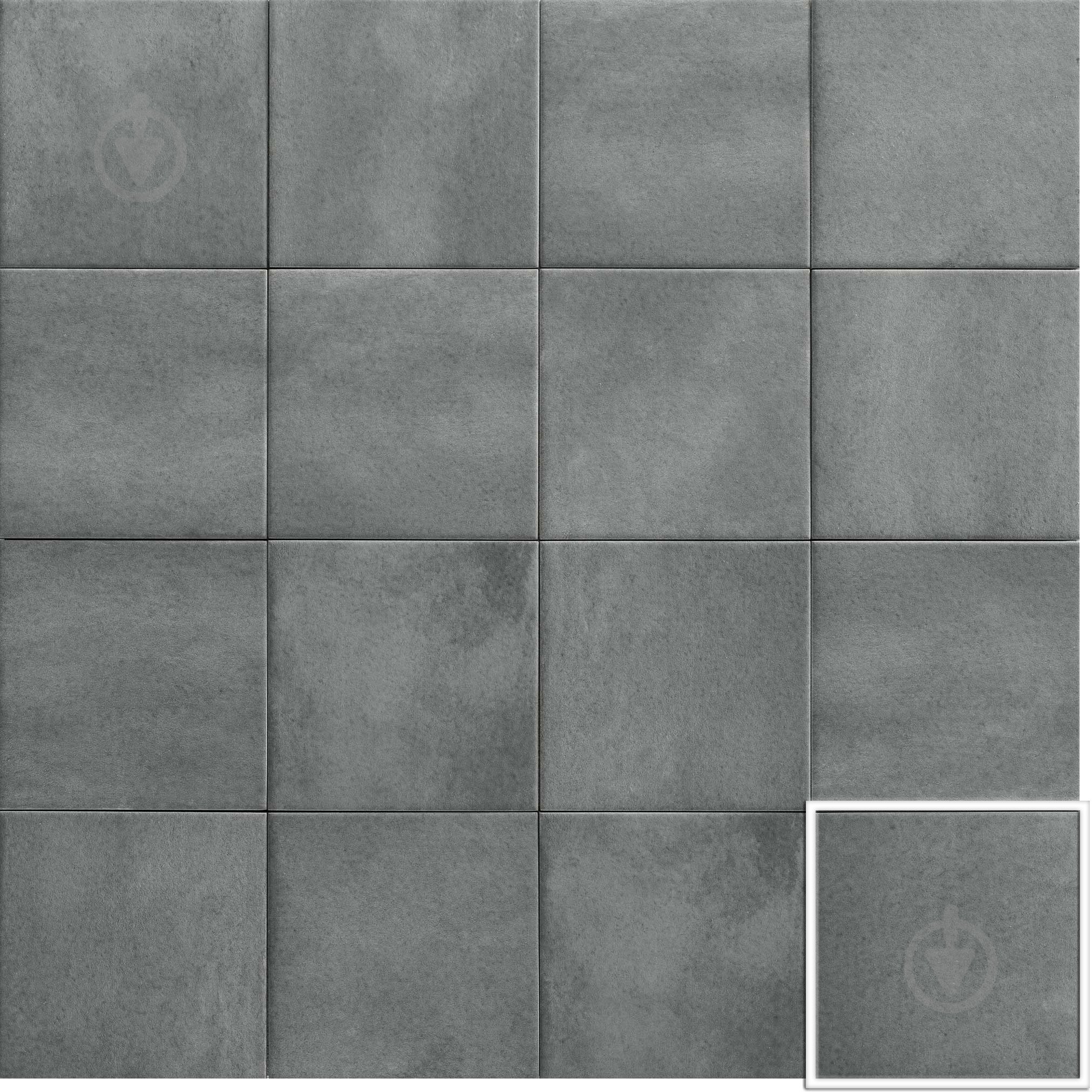 Плитка Mainzu Soft Black 15x15 см - фото 1
