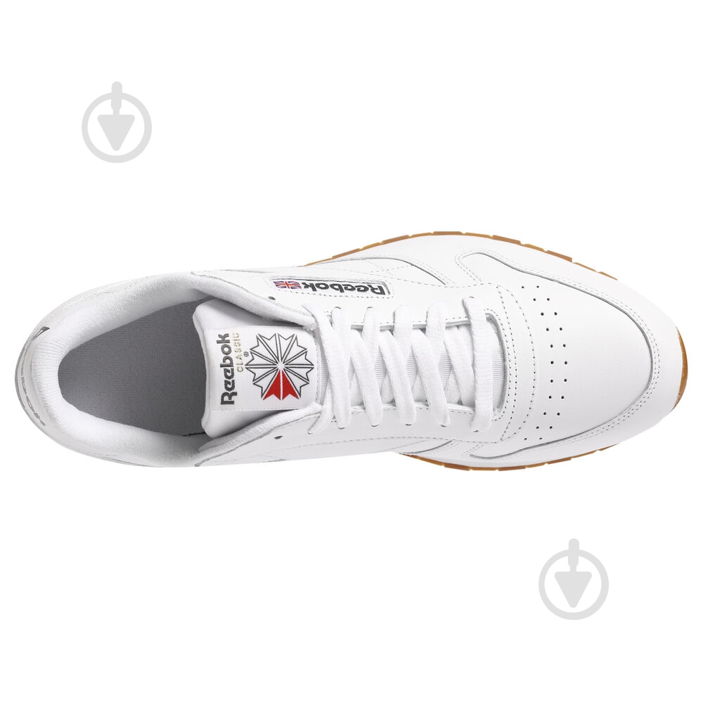 Кроссовки мужские демисезонные Reebok CL LTHR 49799 р.44,5 белые - фото 6