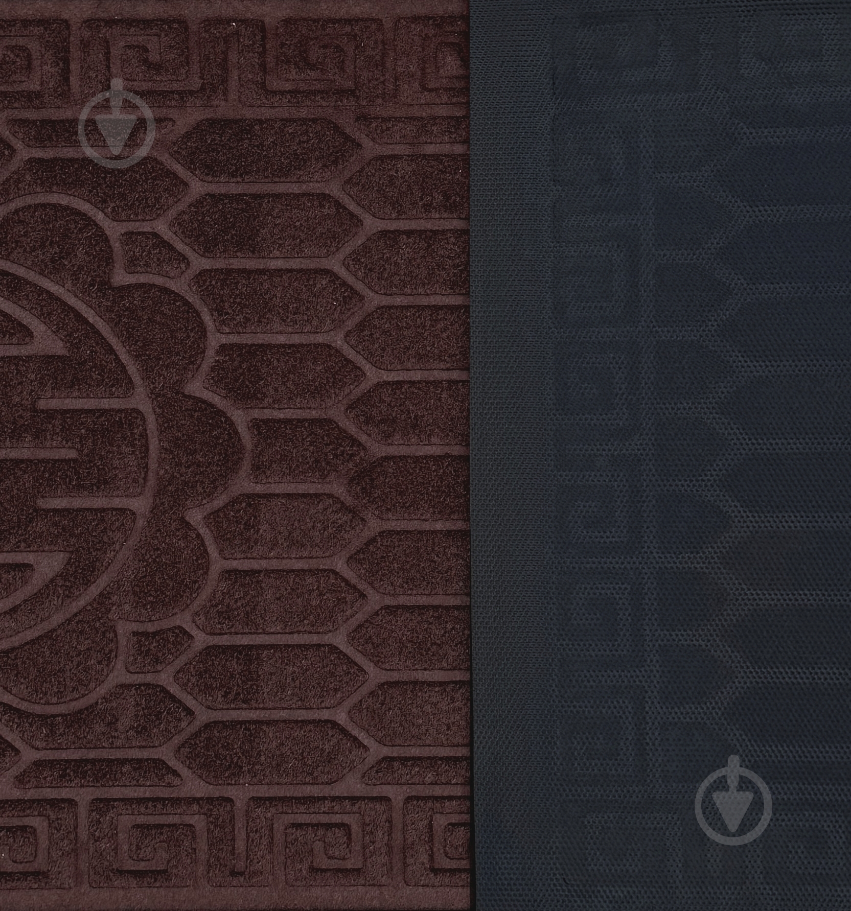 Коврик Relana R04 dark brown 45x75 см - фото 4