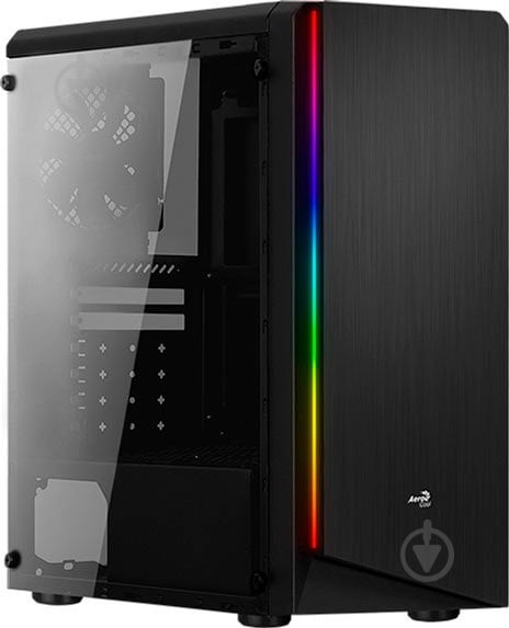 Корпус AeroCool RIFT BG Black (PGS RIFT BG) - фото 1 Корпус AeroCool RIFT BG Black (PGS RIFT BG) - фото 1