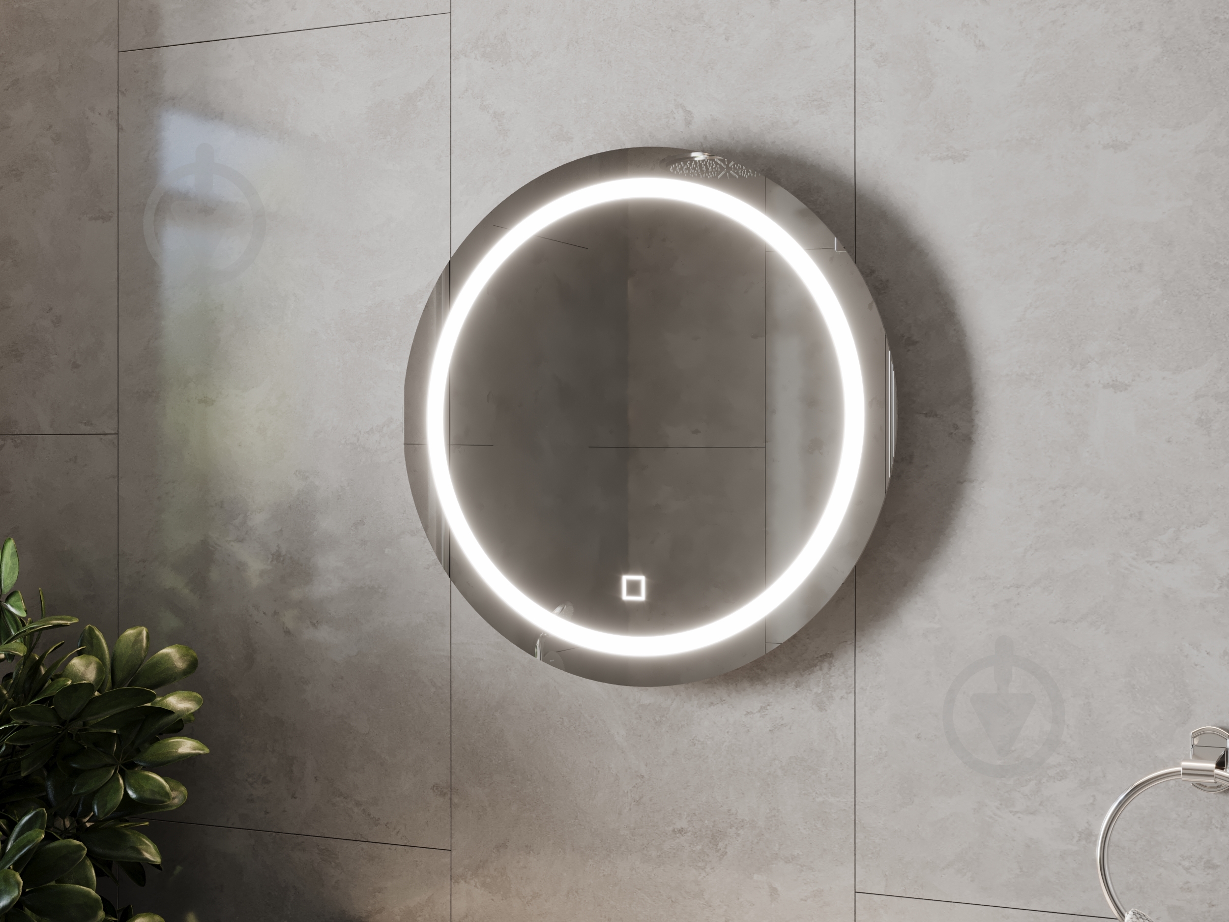Зеркало ЮВЕНТА LED Murano с сенсором (Round) d 600 мм MrMR-60 - фото 3