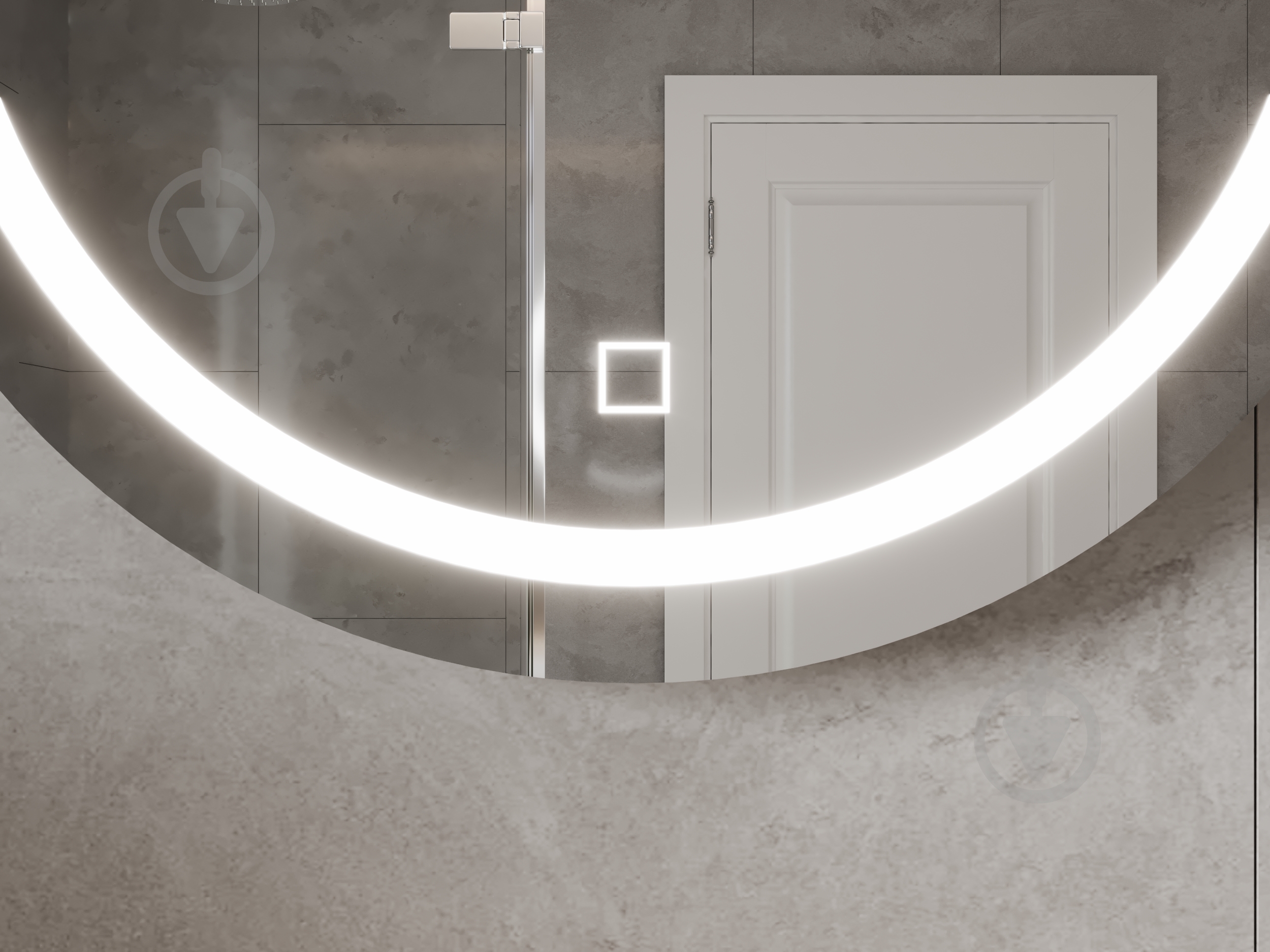 Зеркало ЮВЕНТА LED Murano с сенсором (Round) d 600 мм MrMR-60 - фото 5