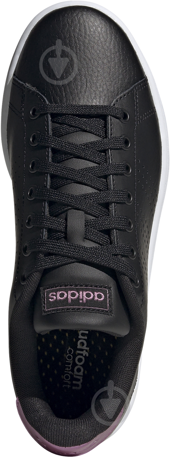 Кросівки жіночі зимові Adidas ADVANTAGE FW0966 р.37 1/3 чорні - фото 6