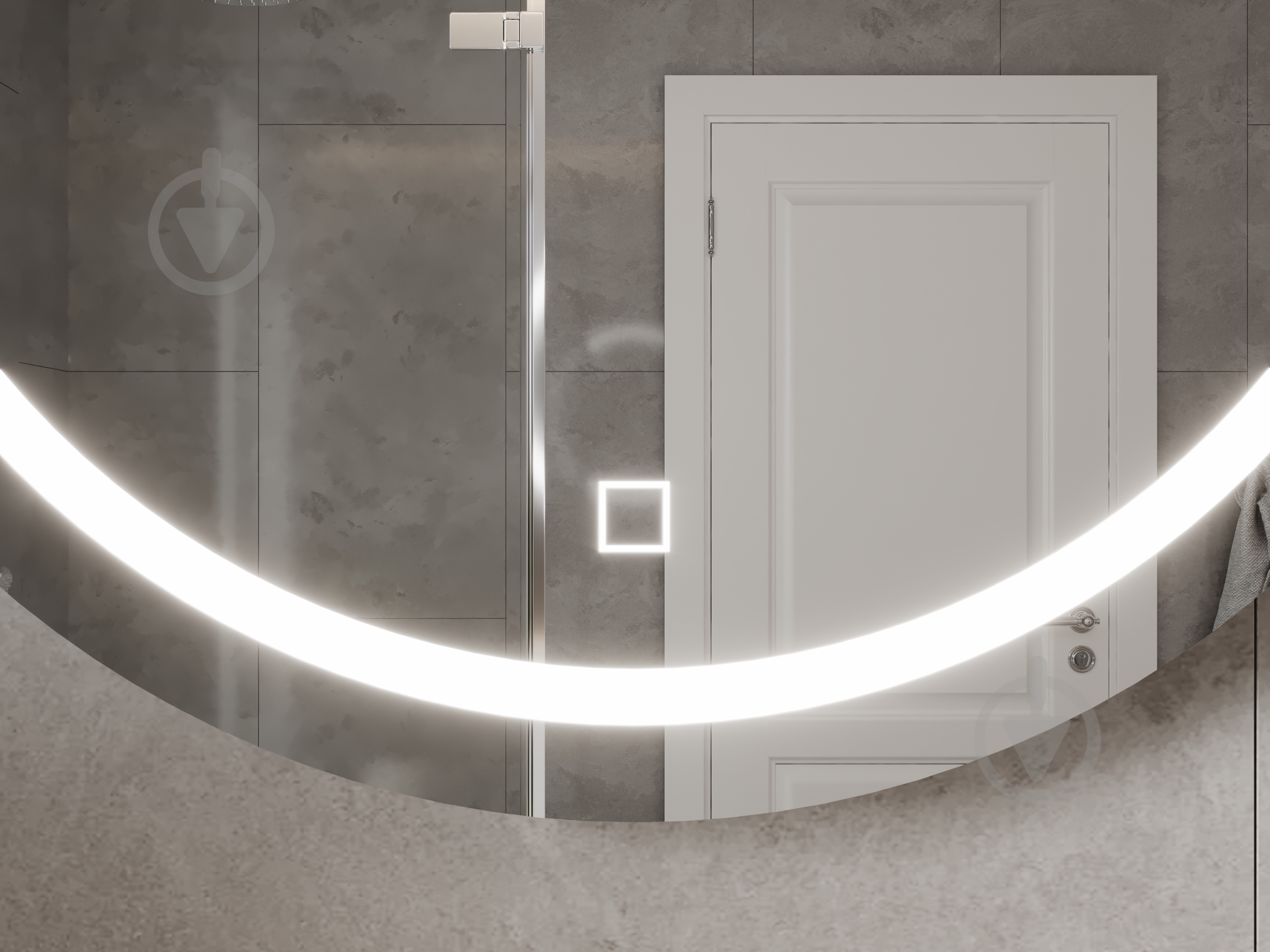 Зеркало ЮВЕНТА LED Murano с сенсором (Round) d 700 мм MrMR-70 - фото 5