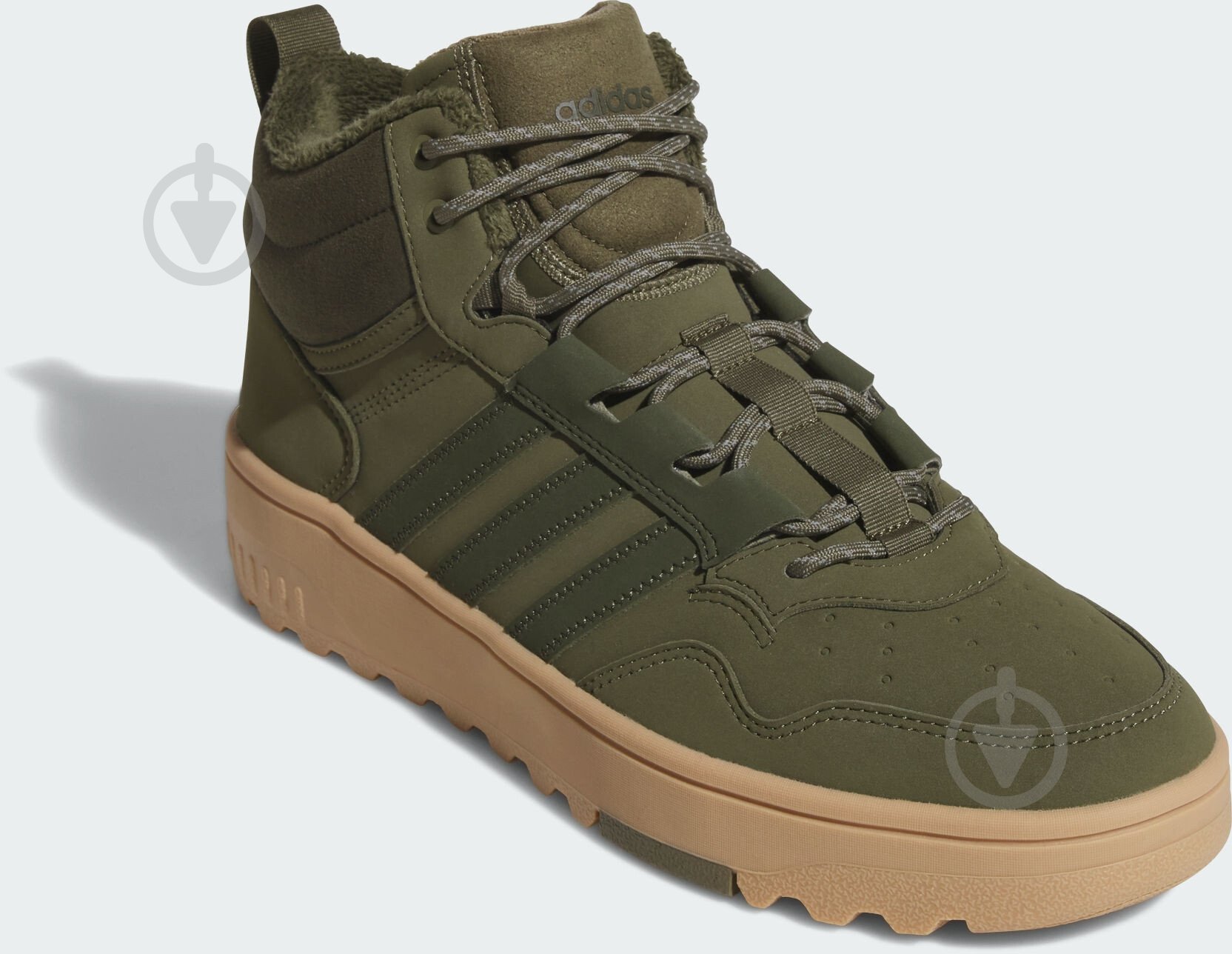 Ботинки Adidas HOOPS 4.0 MID WINTER JQ5363 р.42 2/3 хаки - фото 3 Ботинки Adidas HOOPS 4.0 MID WINTER JQ5363 р.42 2/3 хаки - фото 3