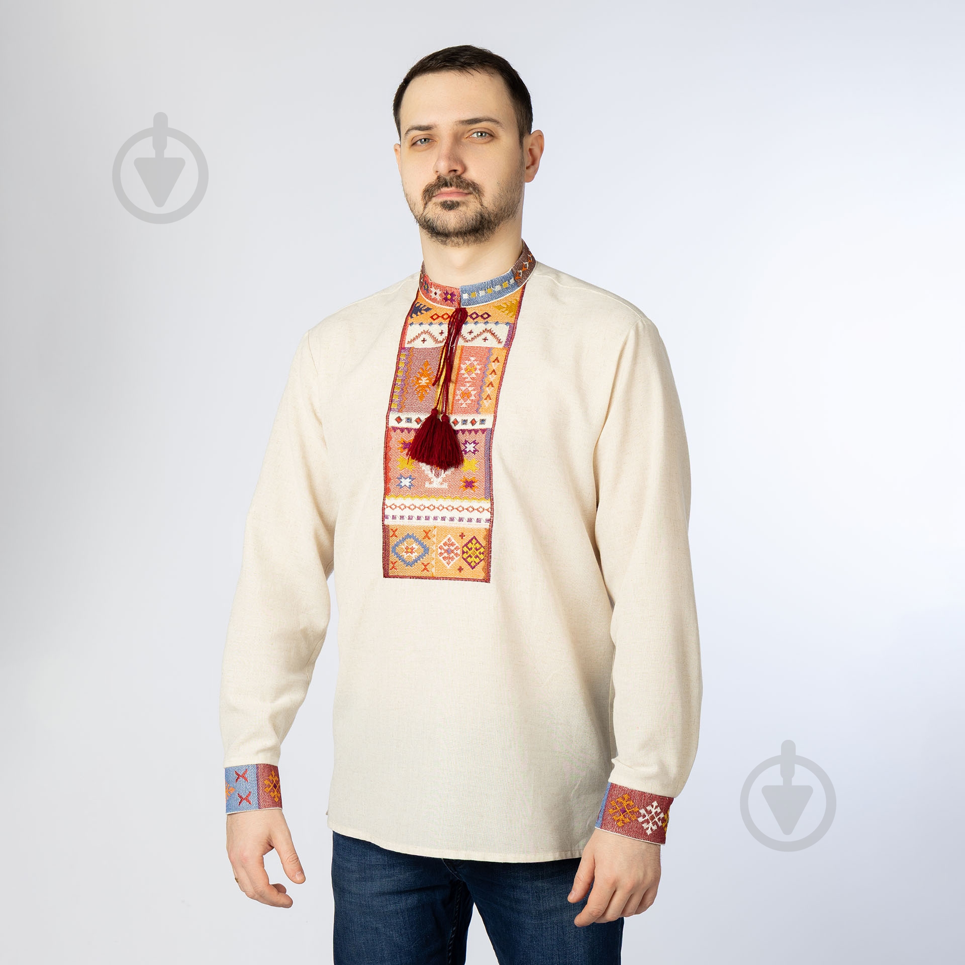 Вишиванка Едельвіка 09-26/08 лляний р. M - фото 1