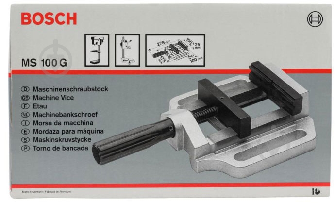 Тиски Bosch машинные MS 100 G - фото 2