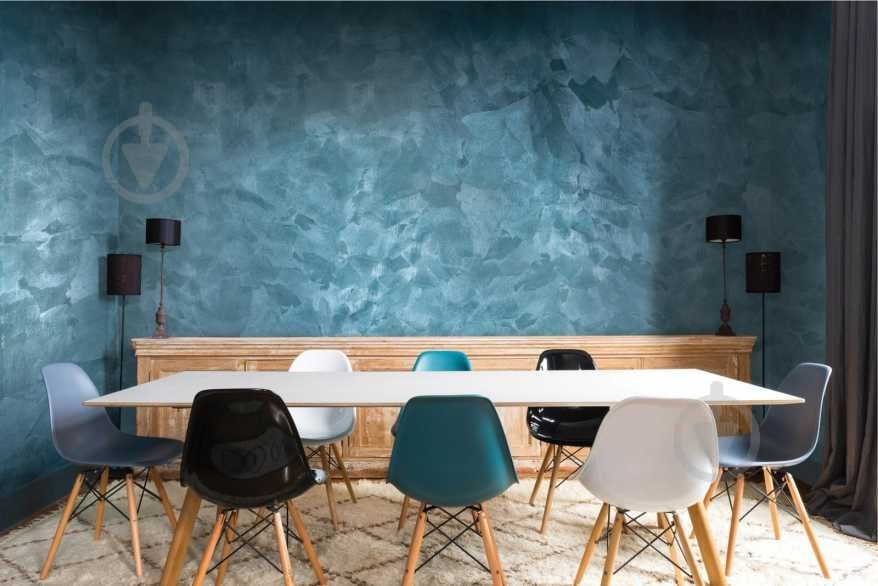 Декоративна штукатурка моделювальна Ircom Decor Танамі 3,5 кг срібний - фото 2