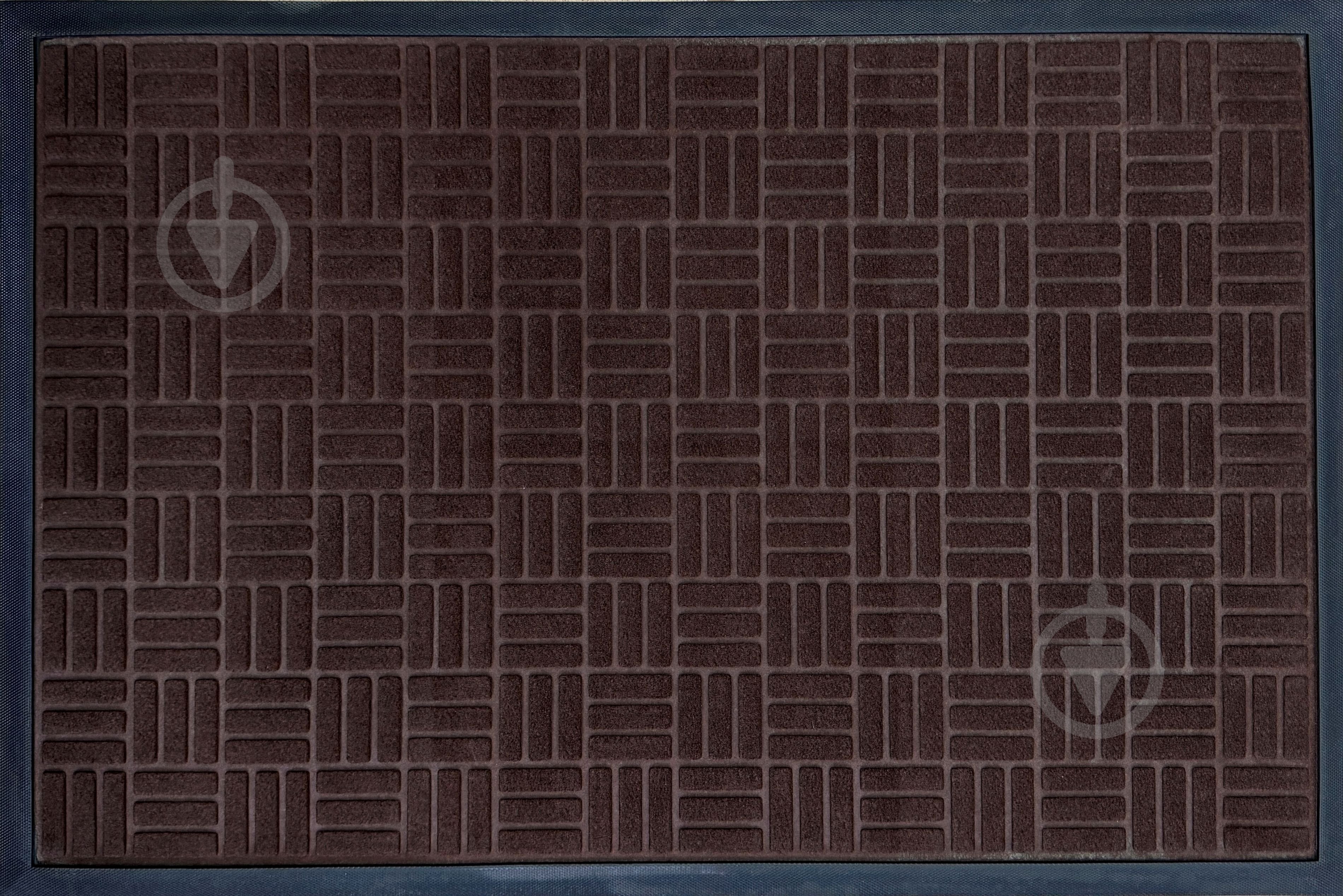 Коврик Relana R22 dark brown 80x120 см - фото 1