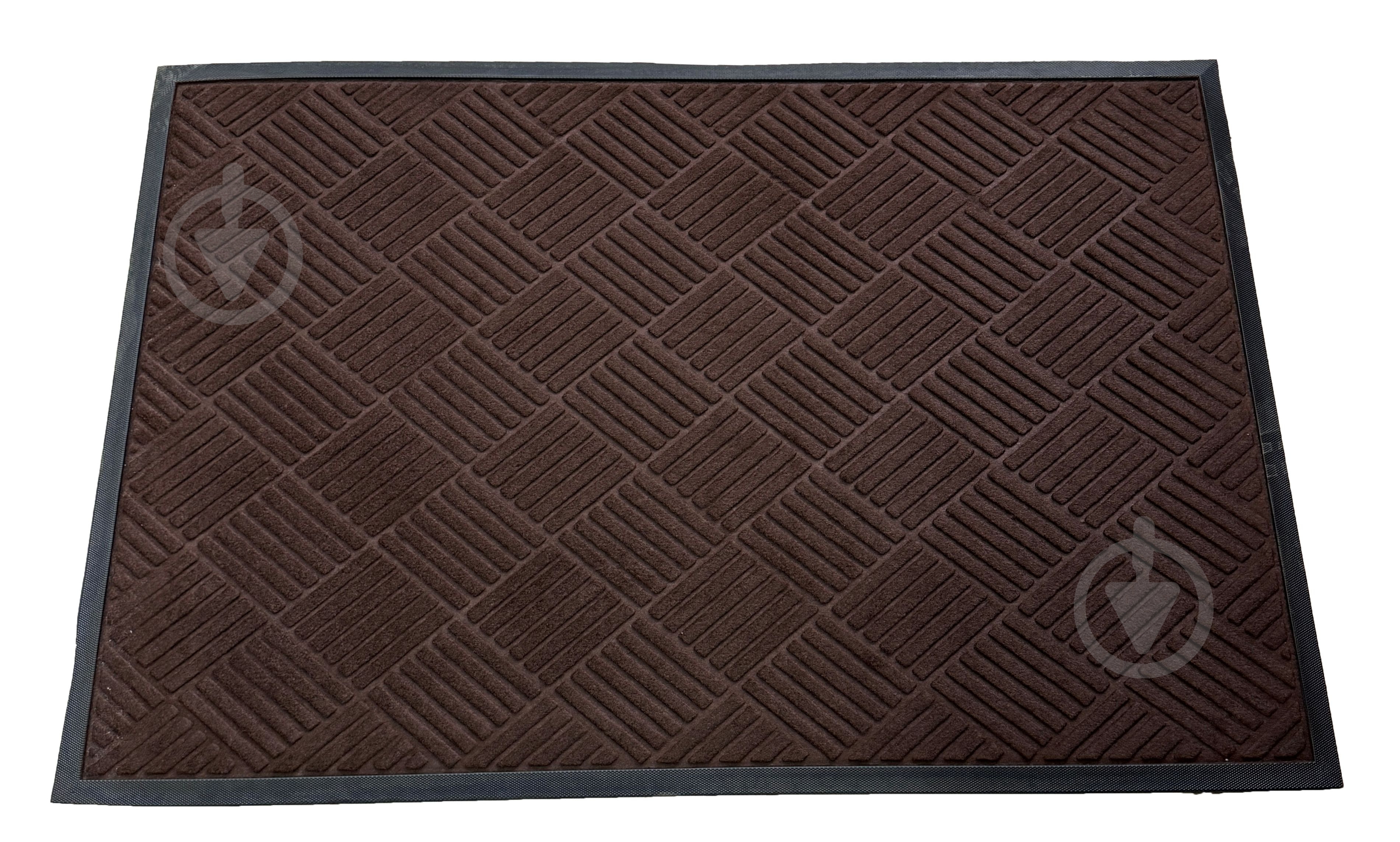 Коврик Relana R23 dark brown 80x120 см - фото 2