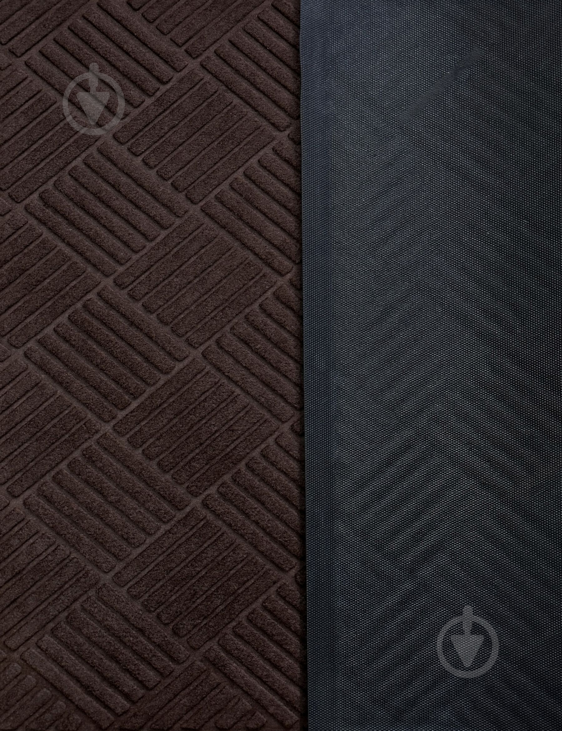 Коврик Relana R23 dark brown 80x120 см - фото 4