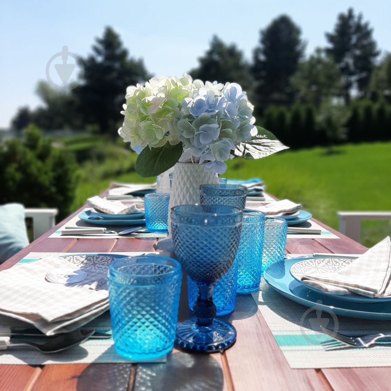 Бокал Fiora Corn голубой 290 мл 1 шт. - фото 3