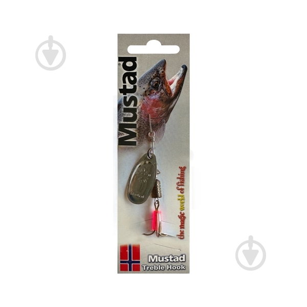 Блесна-вертушка Mustad 5 г Cеребро №2 - фото 1 Блесна-вертушка Mustad 5 г Cеребро №2 - фото 1