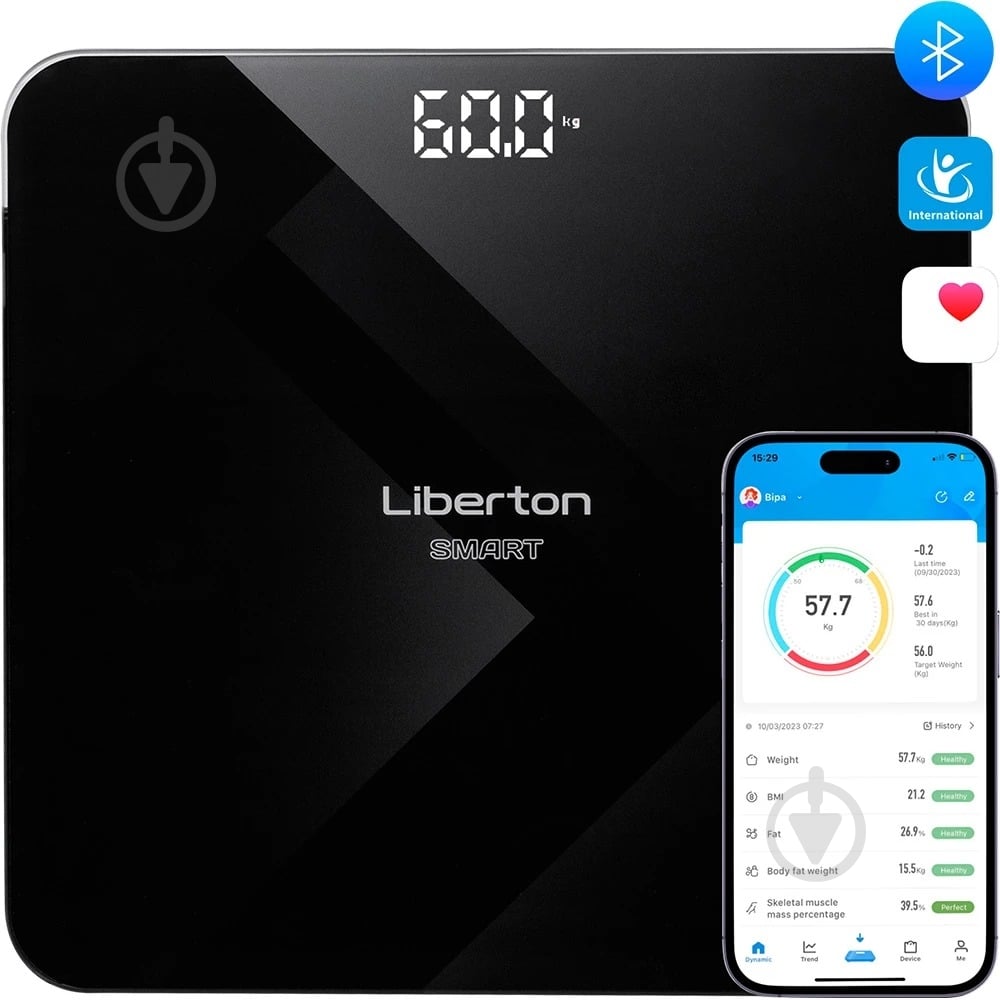 Весы напольные Liberton LBS-0818 Smart - фото 7 Весы напольные Liberton LBS-0818 Smart - фото 7