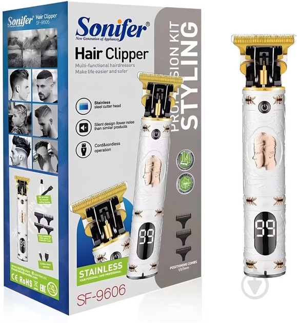 Машинка для підстригання Sonifer SF-9606 - фото 2