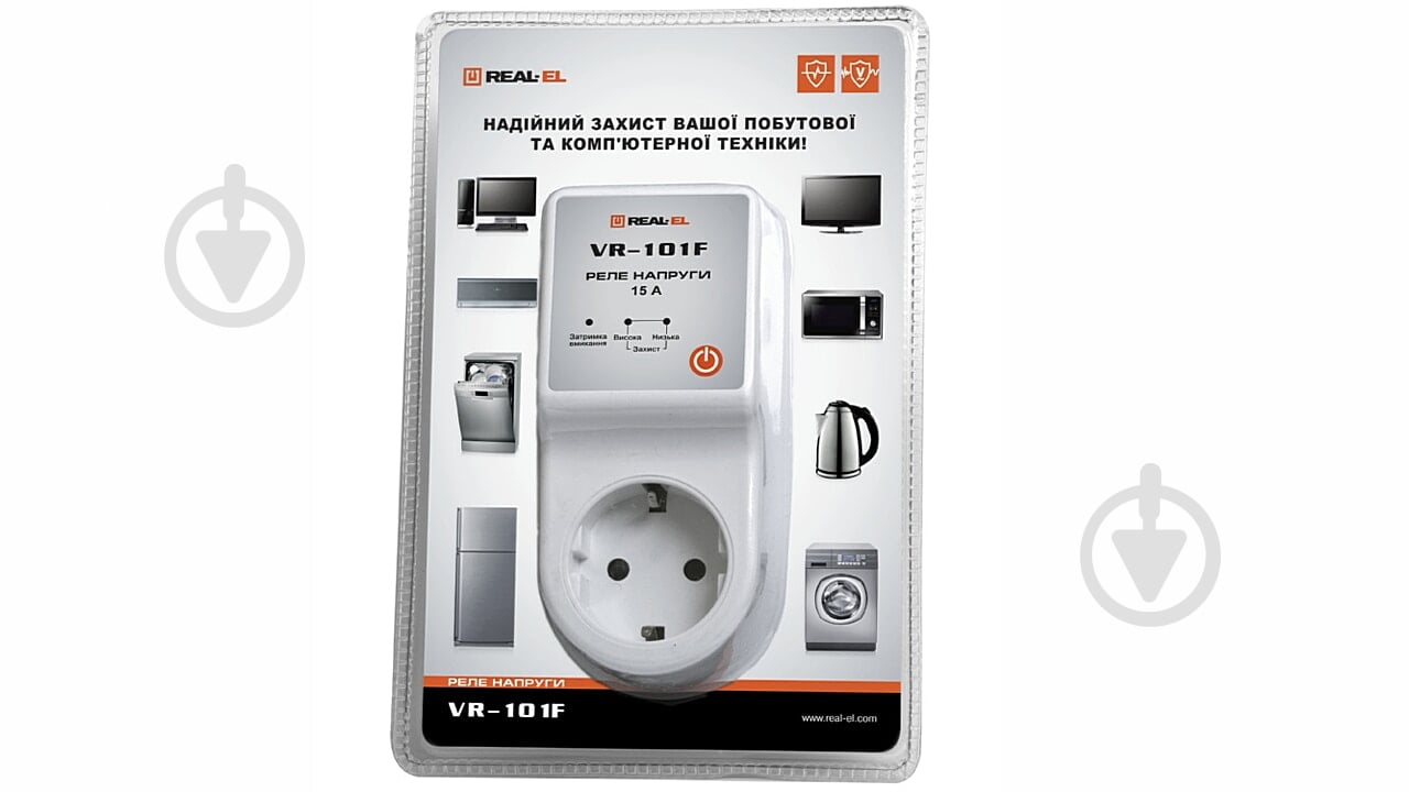 Реле напруги Real-el VR-101F - фото 2