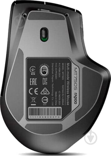 Мышь RAPOO MT750S wireless multi-mode (MT750S black) - фото 5 Мышь RAPOO MT750S wireless multi-mode (MT750S black) - фото 5