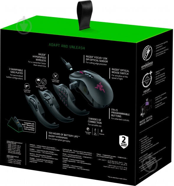 Мышь Razer Naga PRO Wireless (RZ01-03420100-R3G1) - фото 8