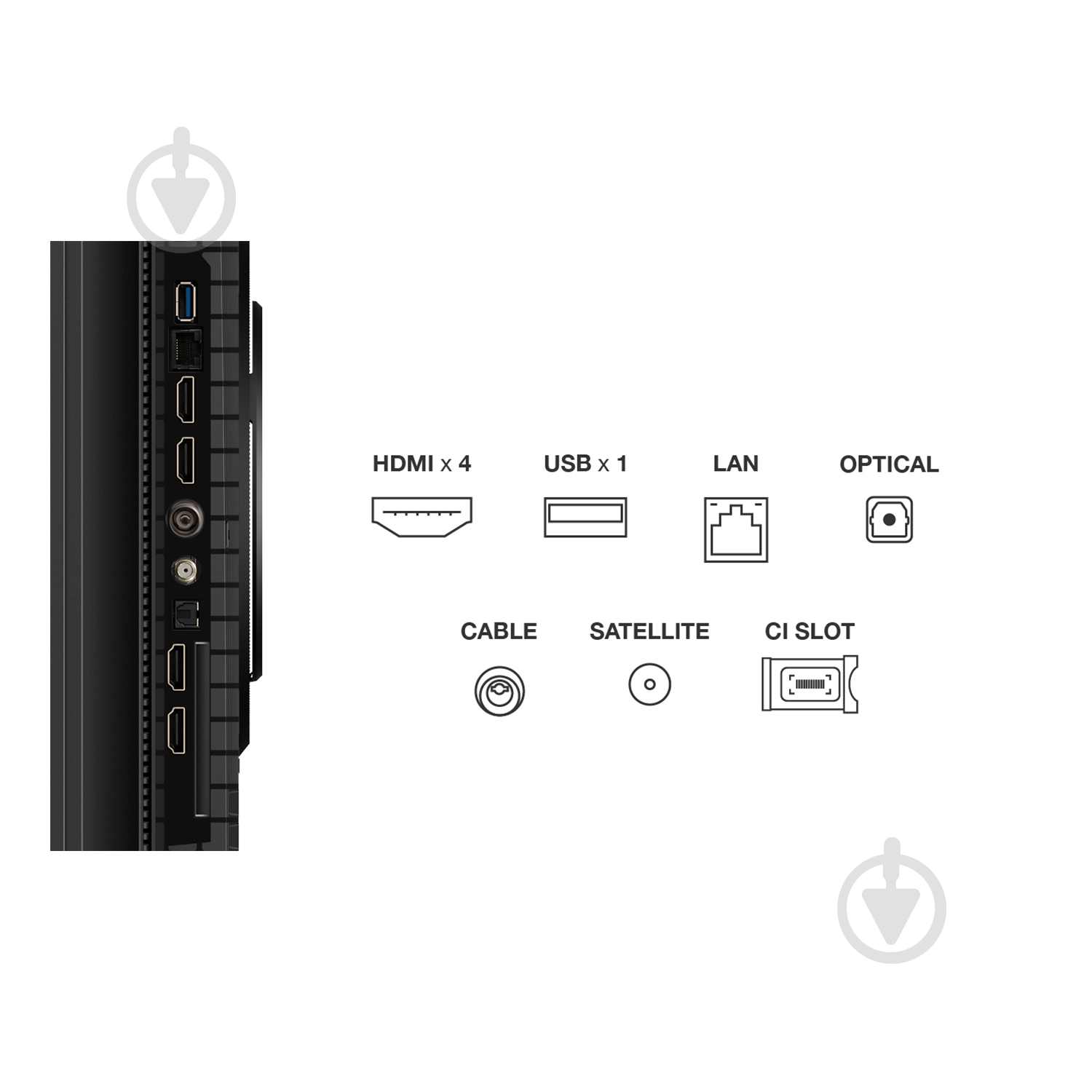 Телевізор TCL 75P8K - фото 9