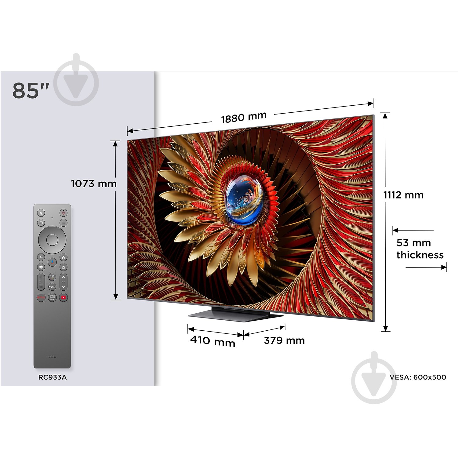 Телевізор TCL 85C8K - фото 5