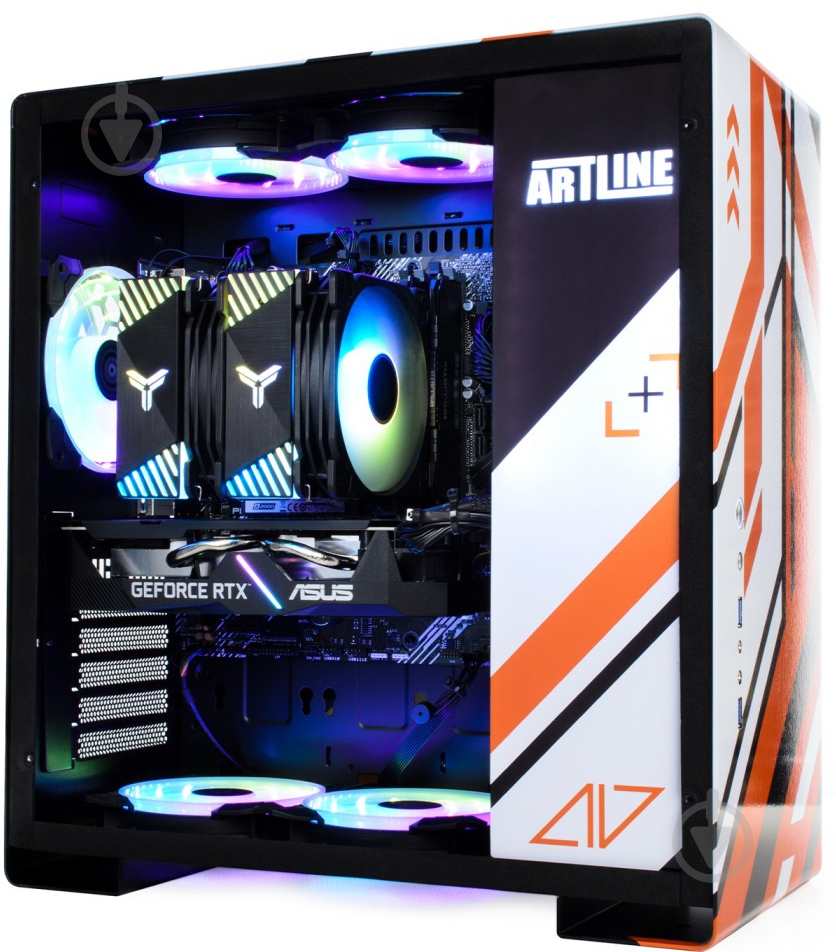 Компьютер Artline Overlord ASMV (ASMVv27) black/orange - фото 6