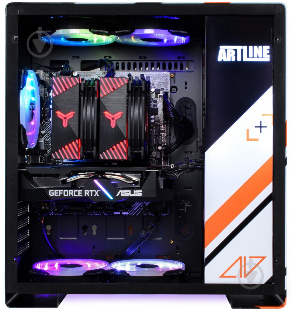 Компьютер Artline Overlord ASMV (ASMVv27) black/orange - фото 4