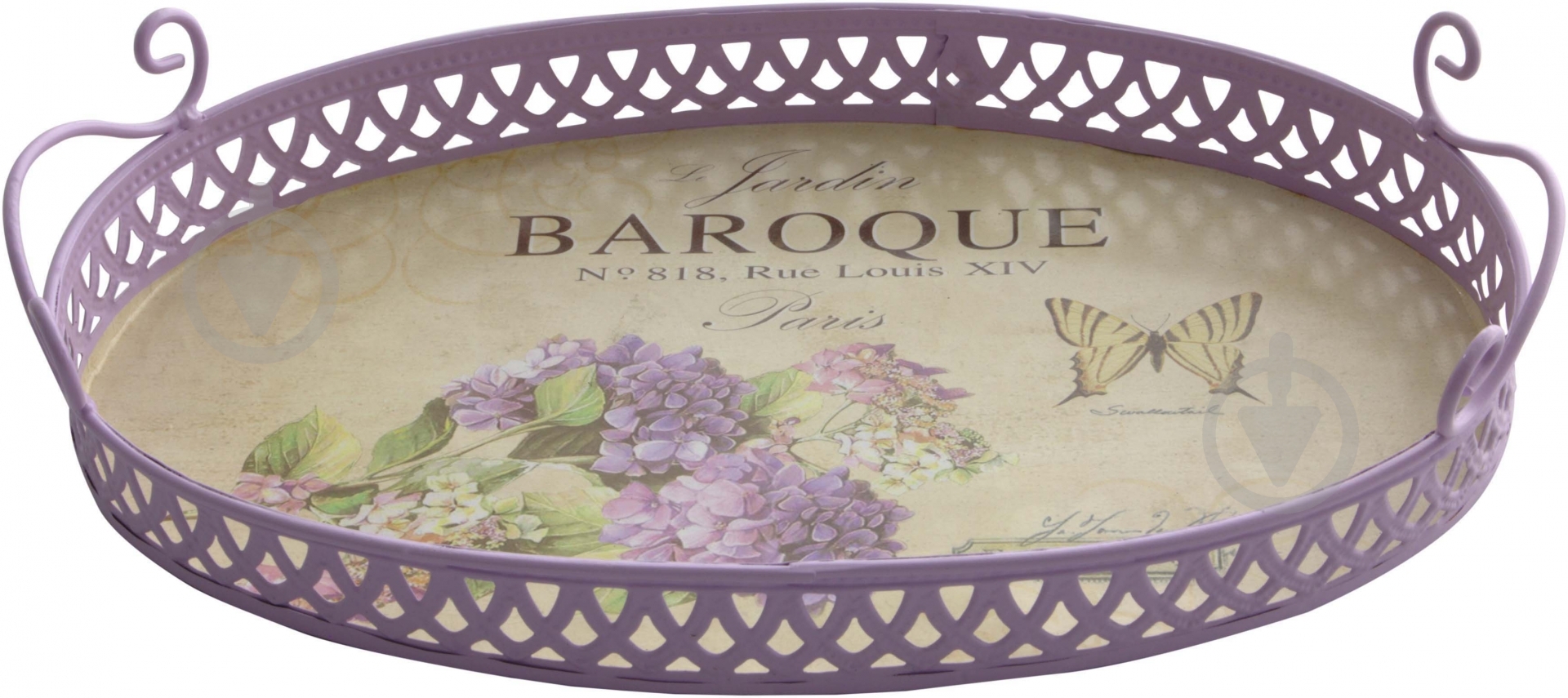 Поднос для завтрака Lilac 38x25 см 14S0448M - фото 1 Поднос для завтрака Lilac 38x25 см 14S0448M - фото 1