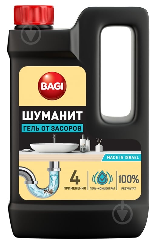 Гель для чищення труб Bagi Шуманіт 0,45 л - фото 1