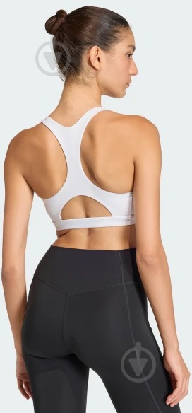 Бра Adidas OPT ESS MS BRA KA4731 р.M белый - фото 6