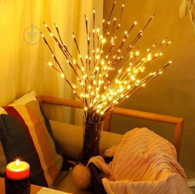 Led-подсветка Berger Ветка декоративная Led 20xкоричневый 2002-LS-20 Warm - фото 2