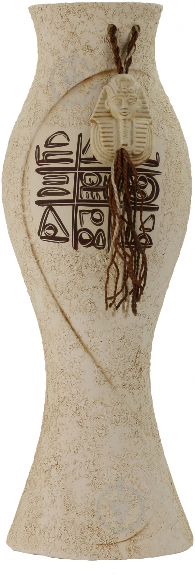 Ваза керамічна бежева Дольчевелла 41х15 см - фото 1